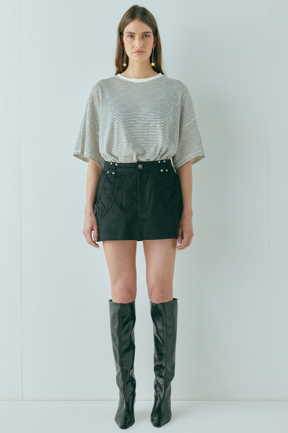 Cleo Mini Skirt Black