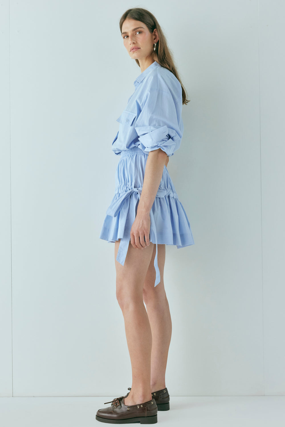 Lily Mini Skirt Sky