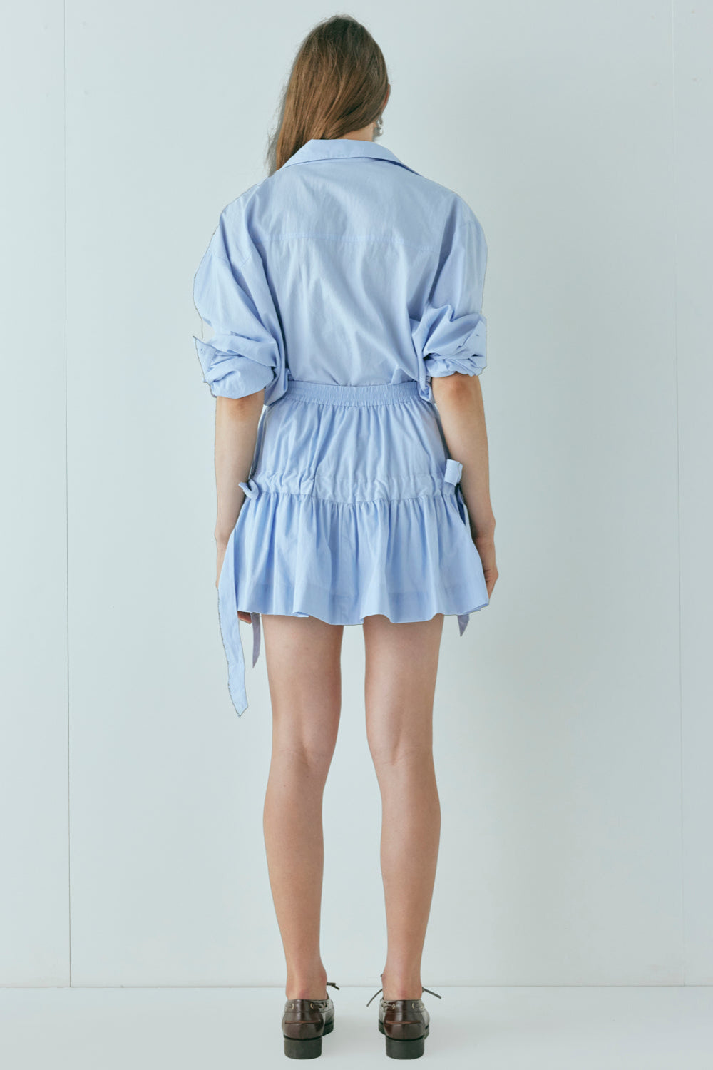 Lily Mini Skirt Sky