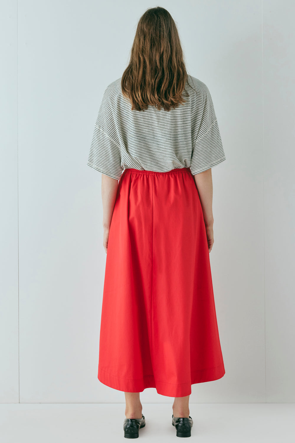 Ruby Midi Skirt Red