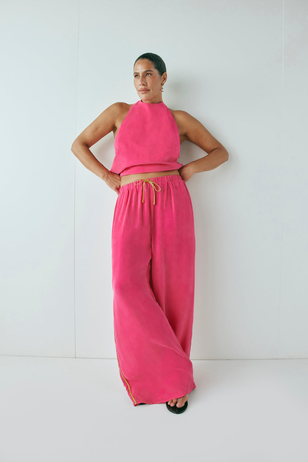 Moonscapes Pants Fuchsia