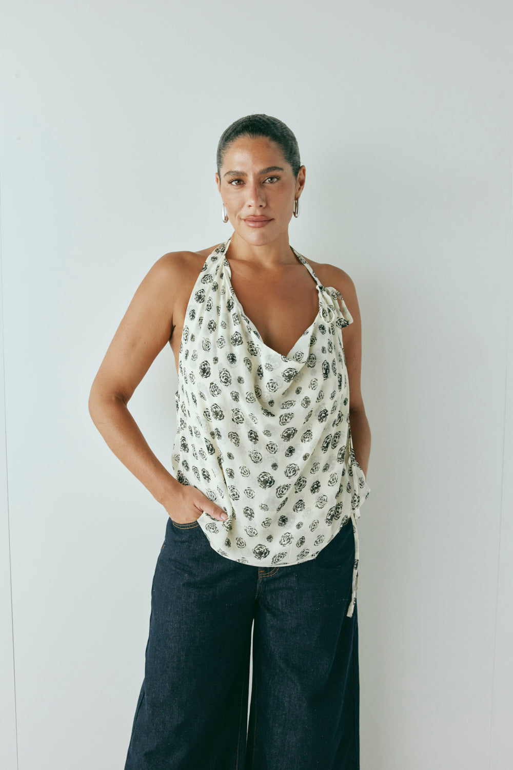Arabel Halter Top Rosa