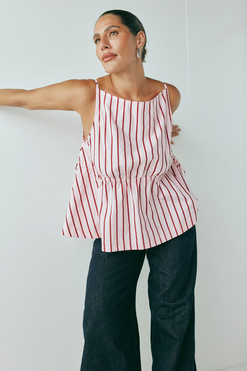 Indi Top Berry Stripe