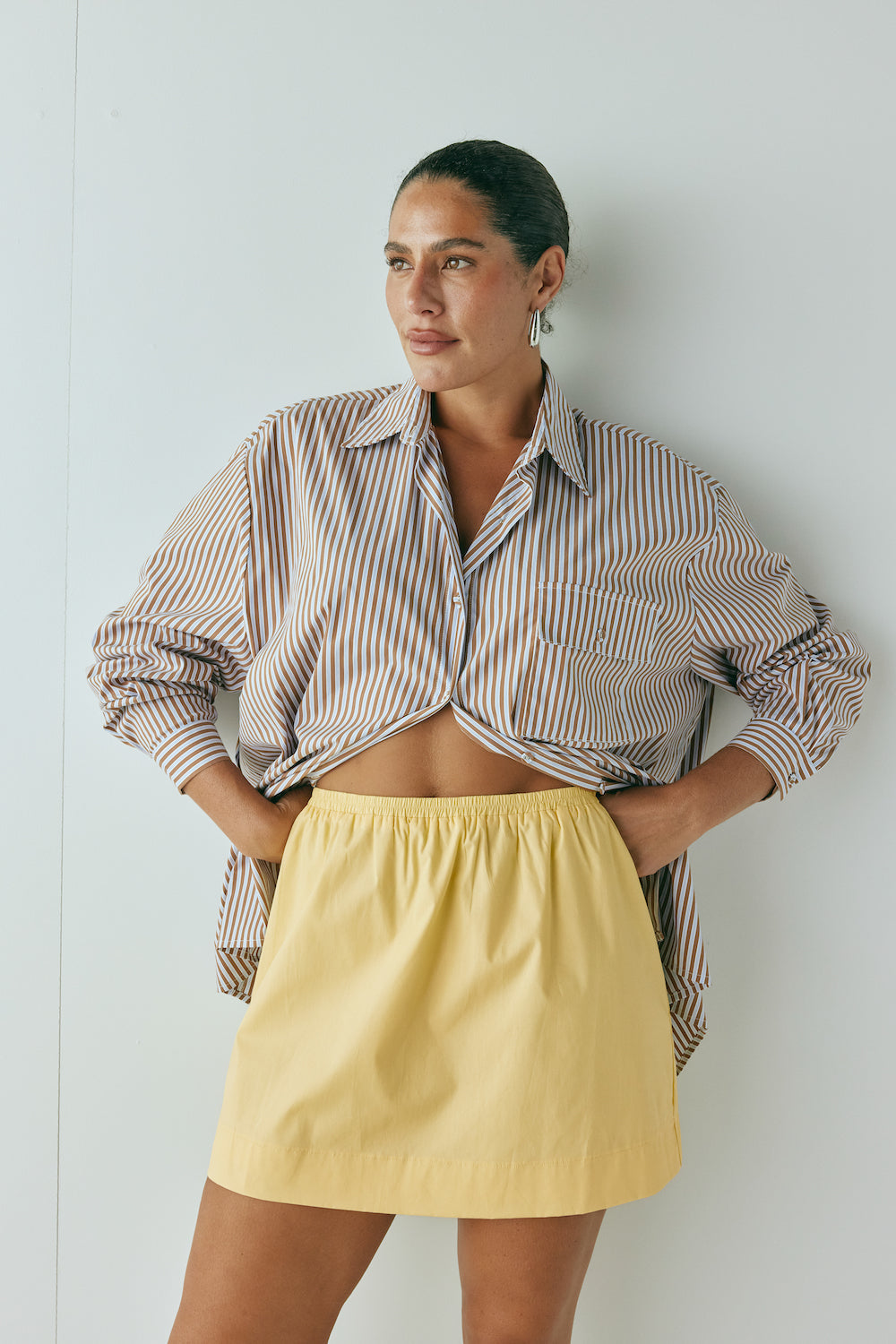 Elka Mini Skirt Lemon