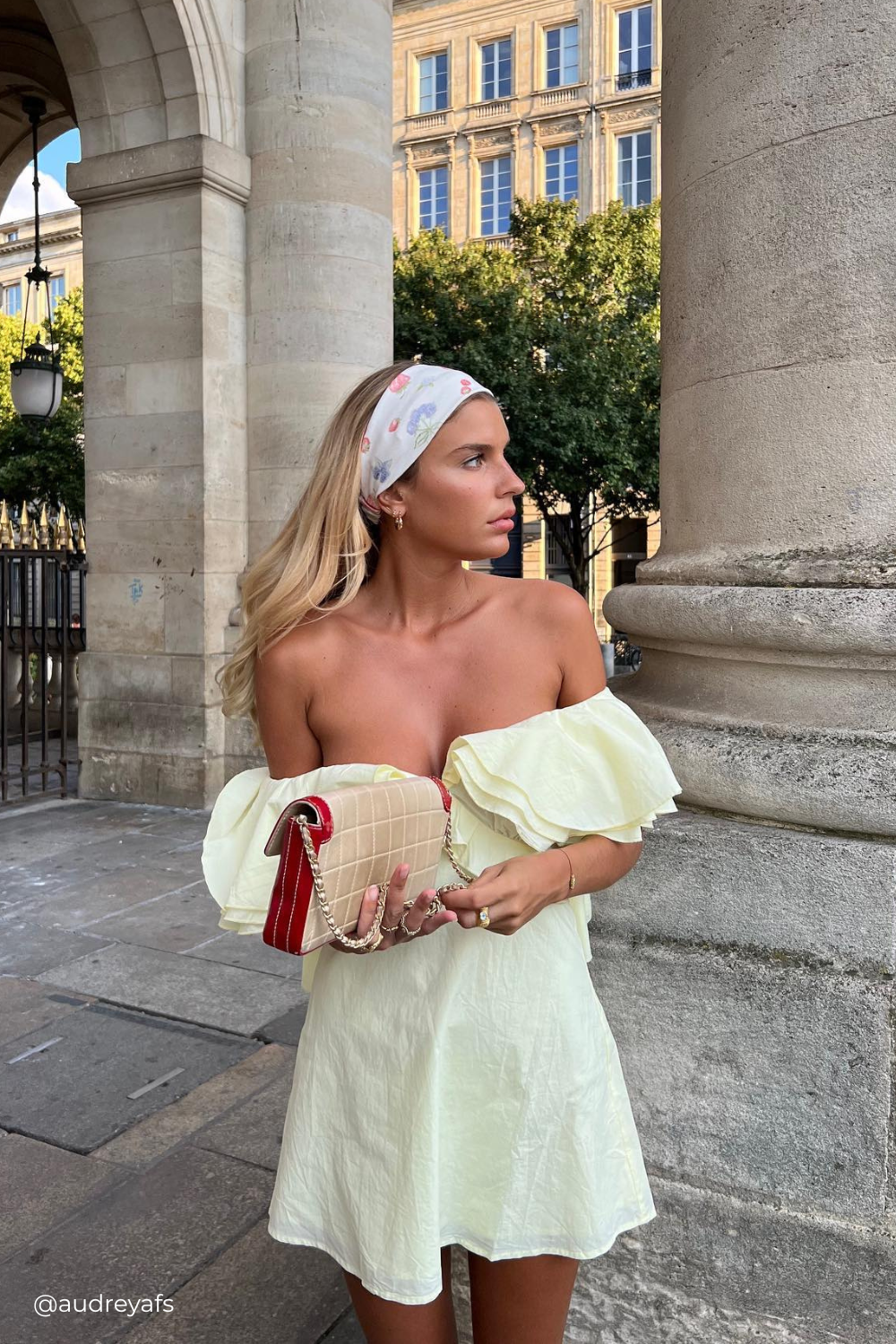 Party Nights Frill Mini Dress Lemon
