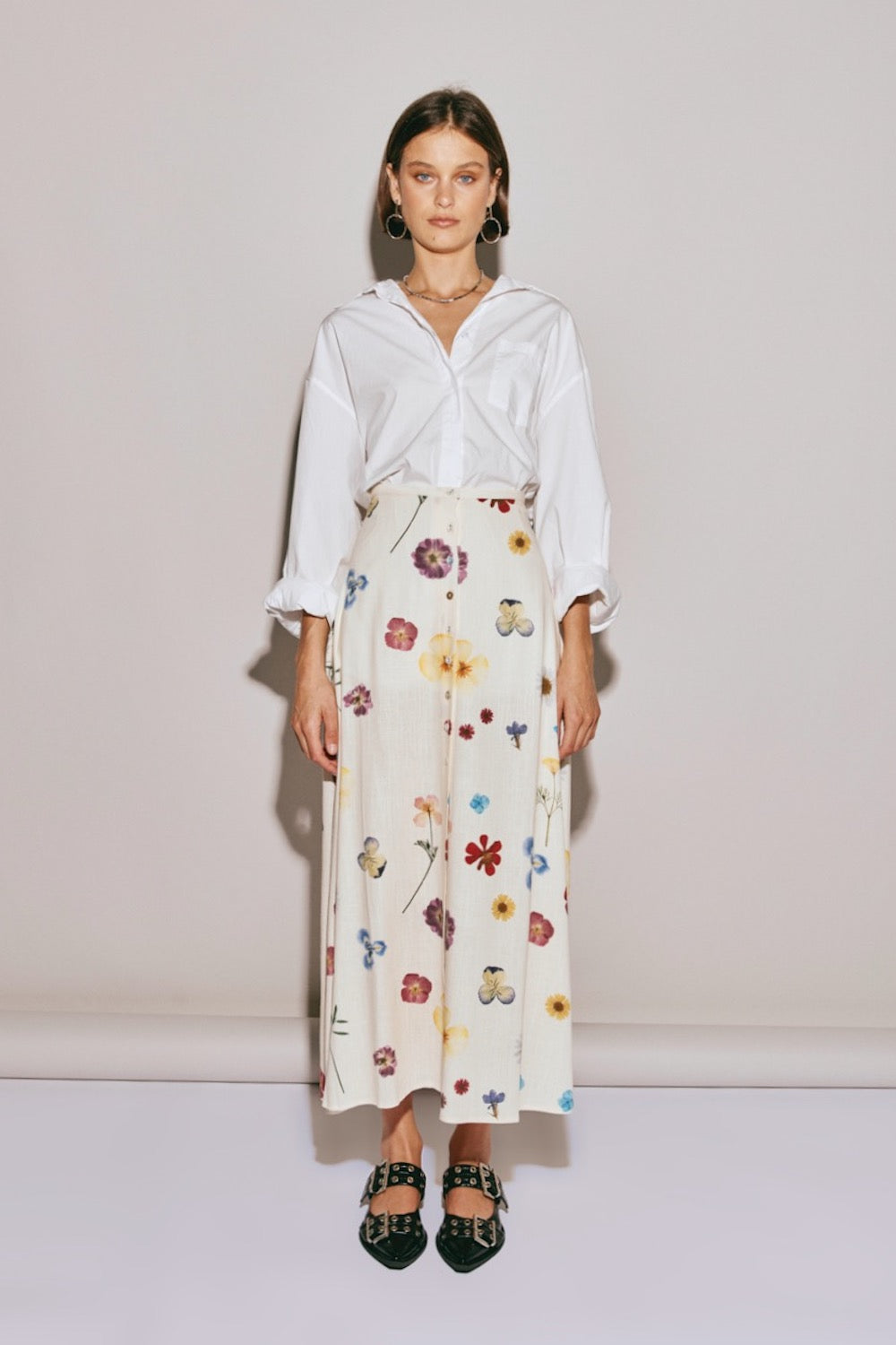 Love Language Midi Skirt Floral