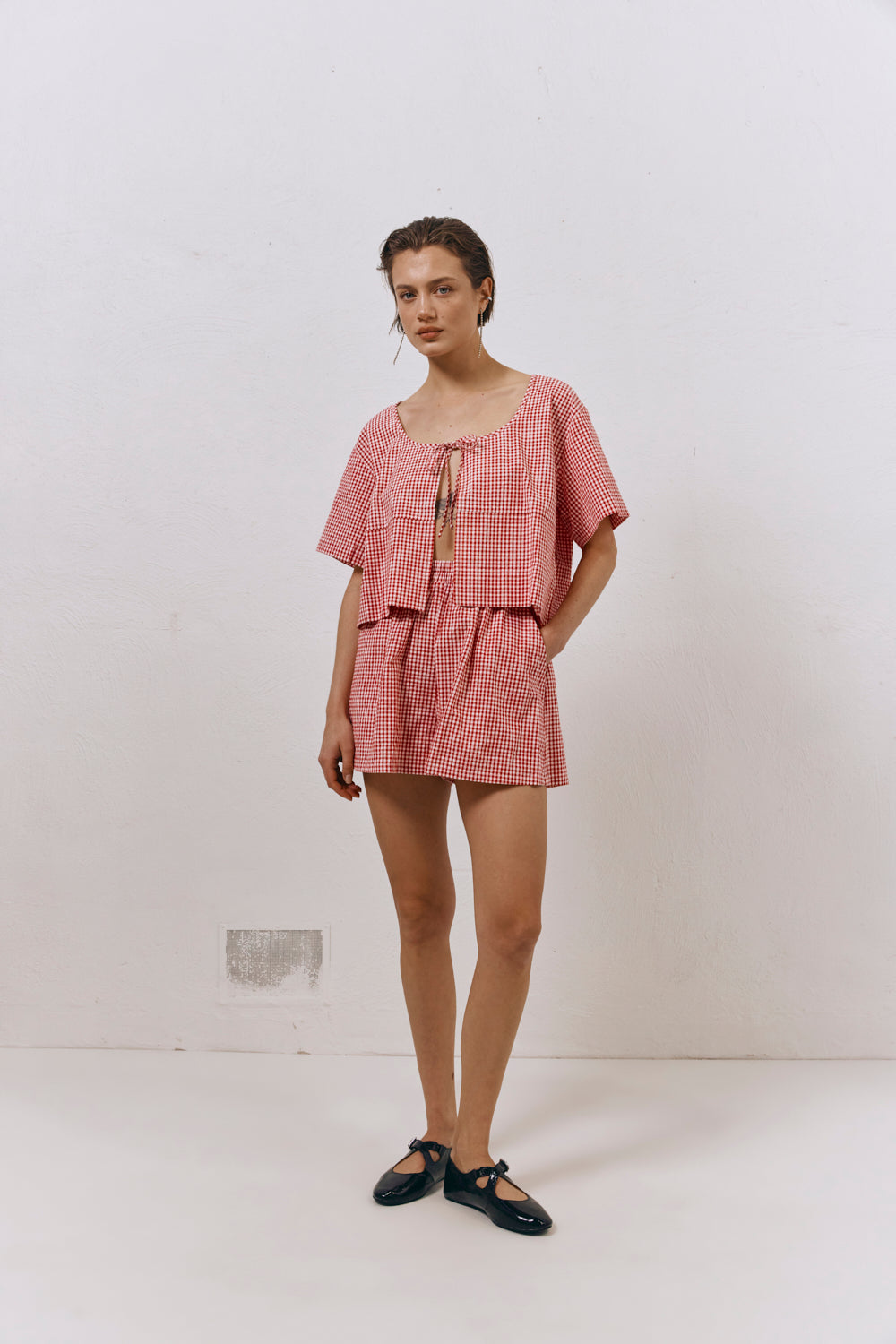 The Sea & I Smock Top Red