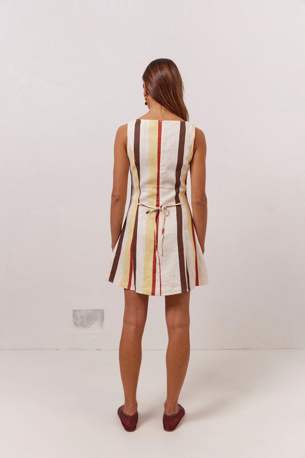 Chloe Linen Mini Dress Ace