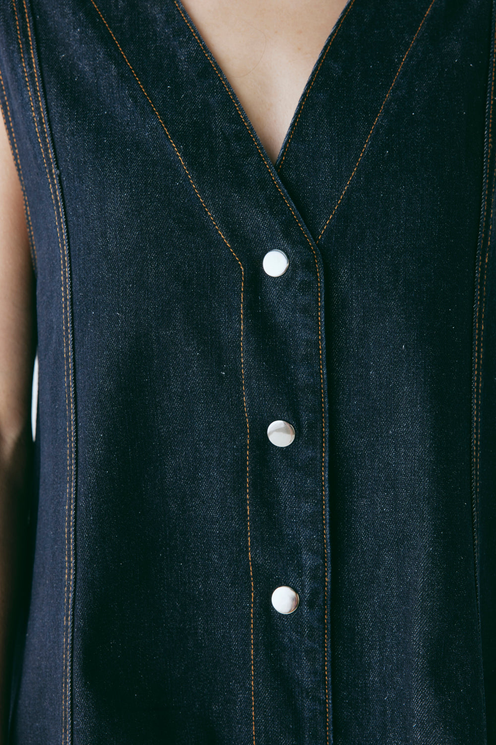 Aston Denim Mini Dress Indigo