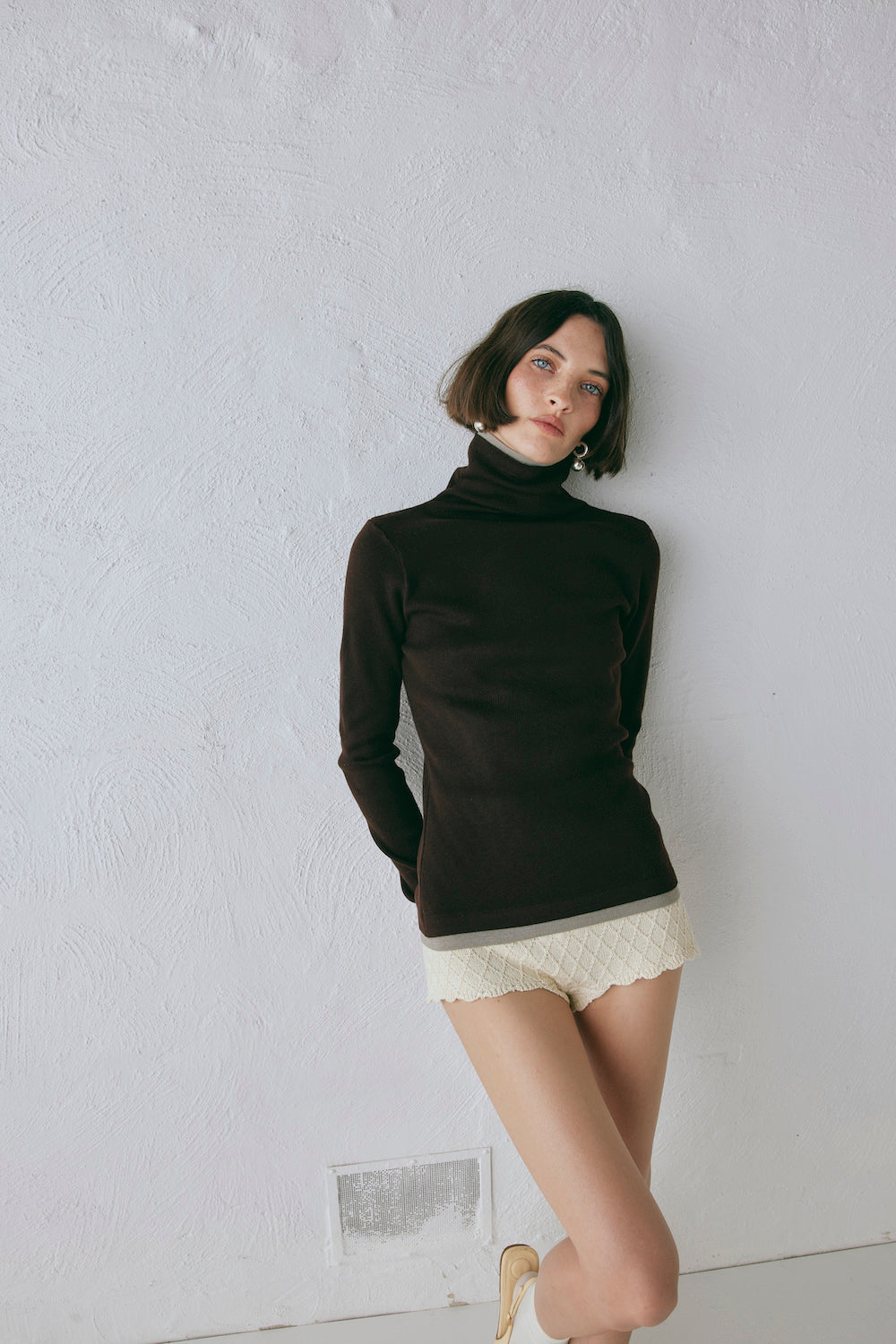 Bea Knit Skivvy Chocolate