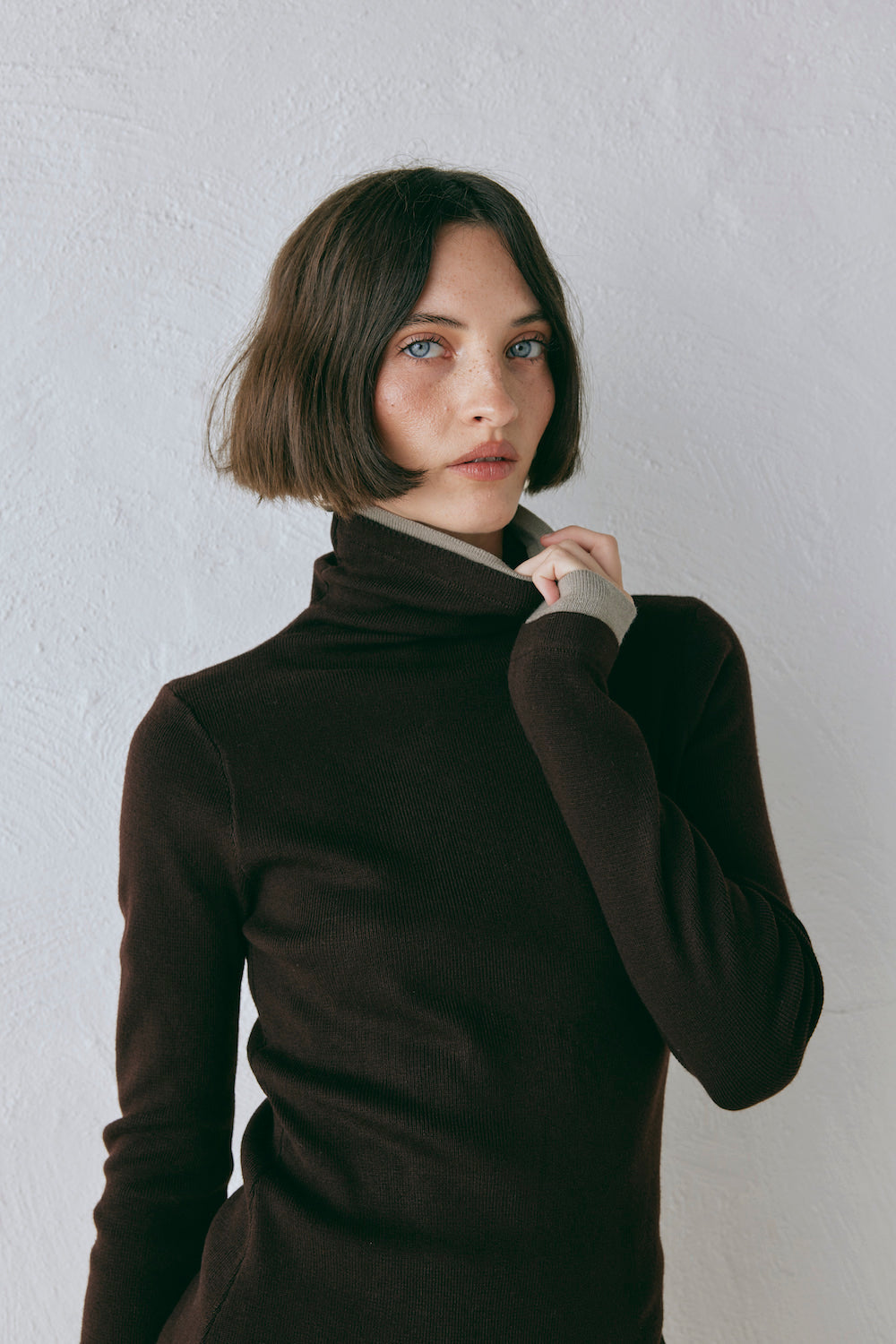 Bea Knit Skivvy Chocolate