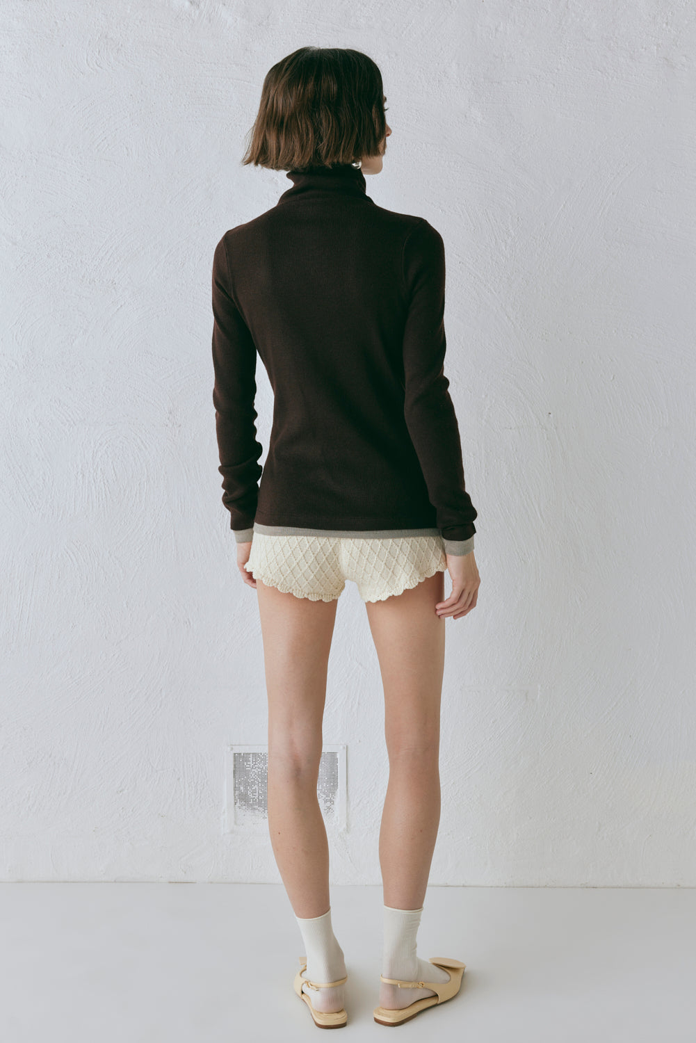 Bea Knit Skivvy Chocolate
