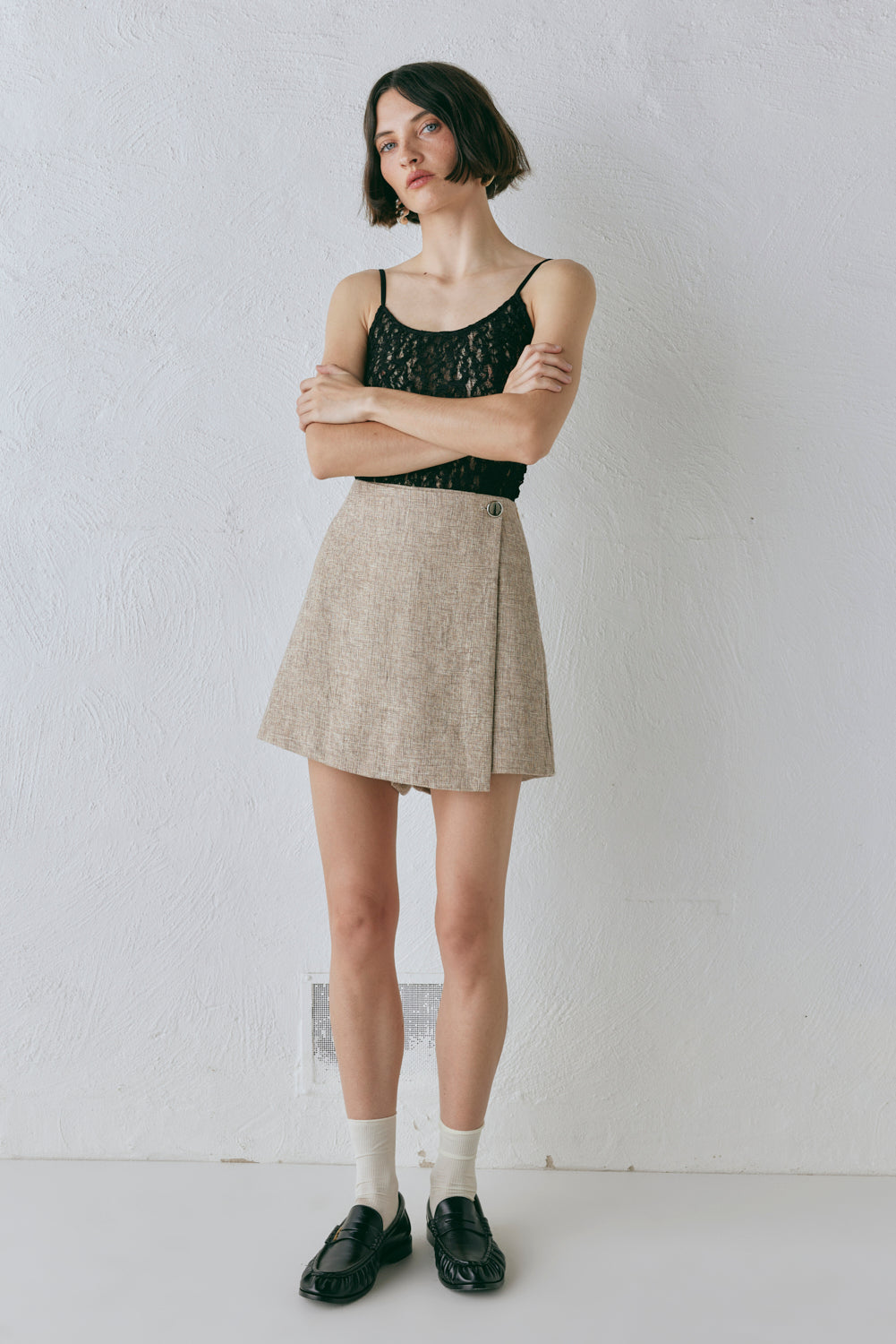 Cove Skort Wheat