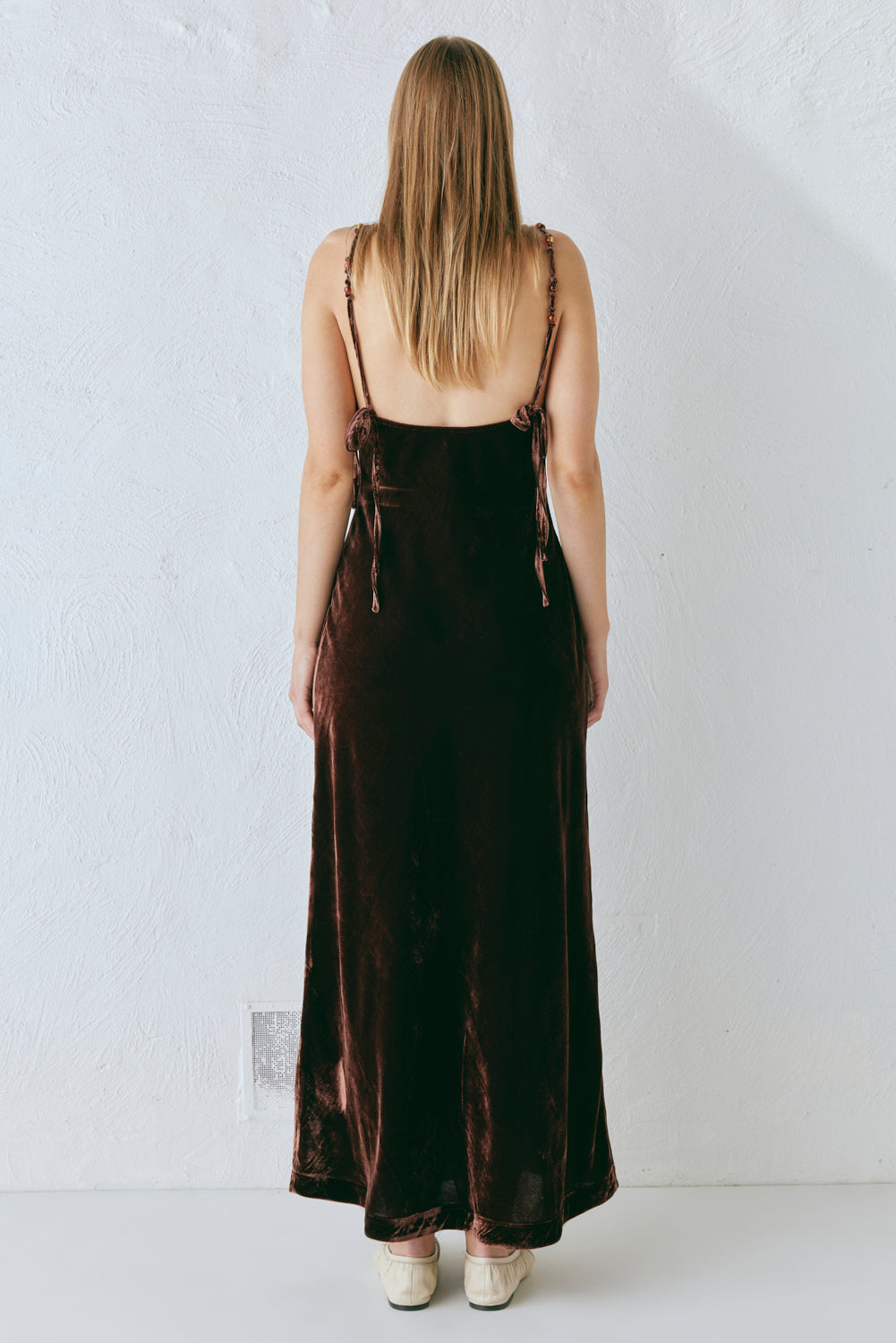 Jade Midi Dress Coffee
