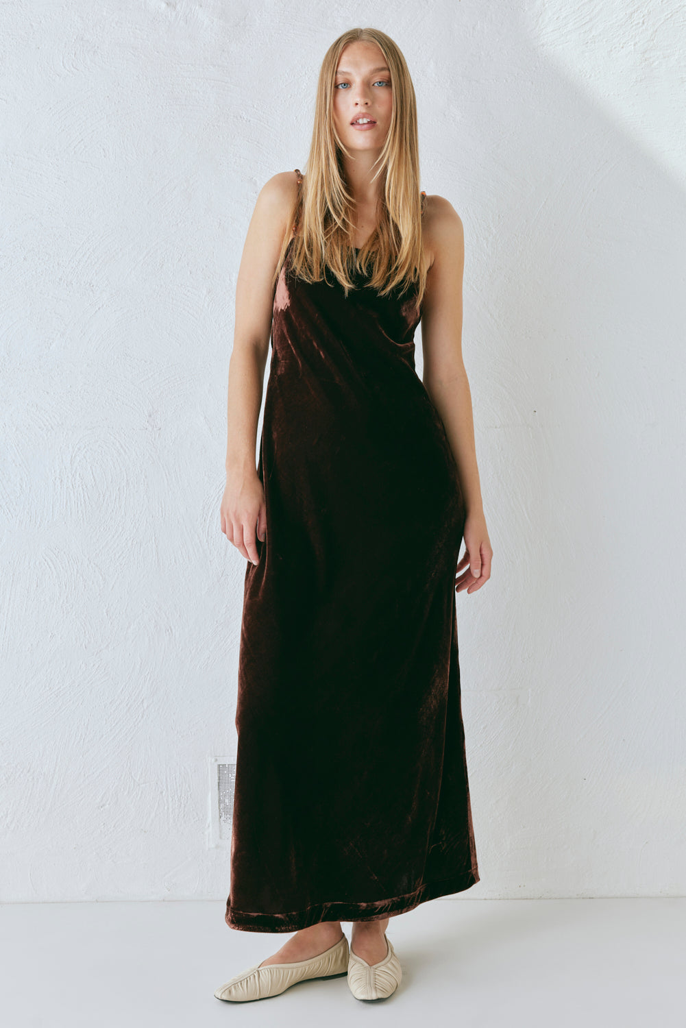Jade Midi Dress Coffee