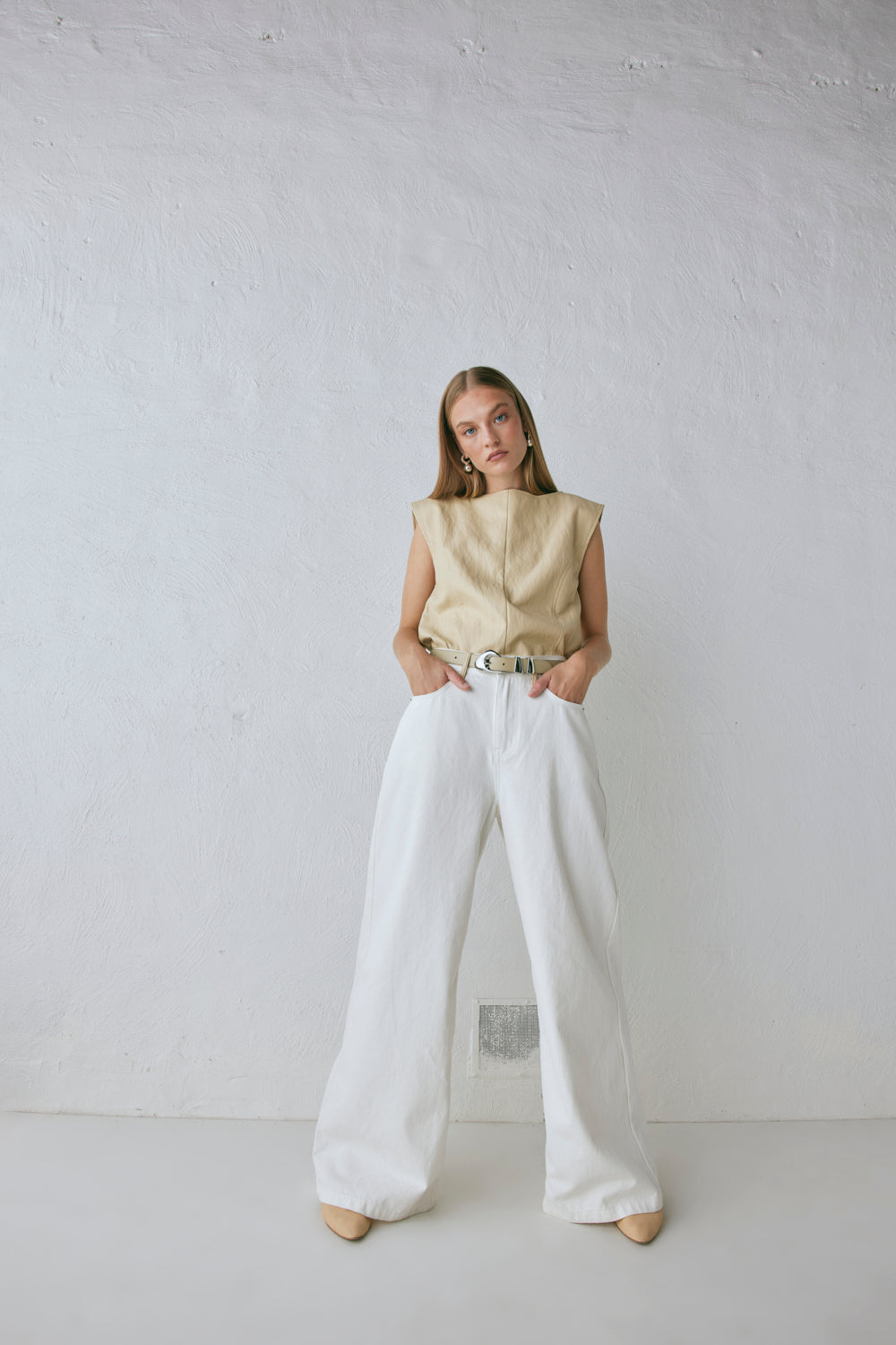 Sutton Denim Jeans White
