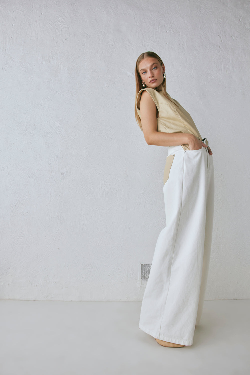 Sutton Denim Jeans White