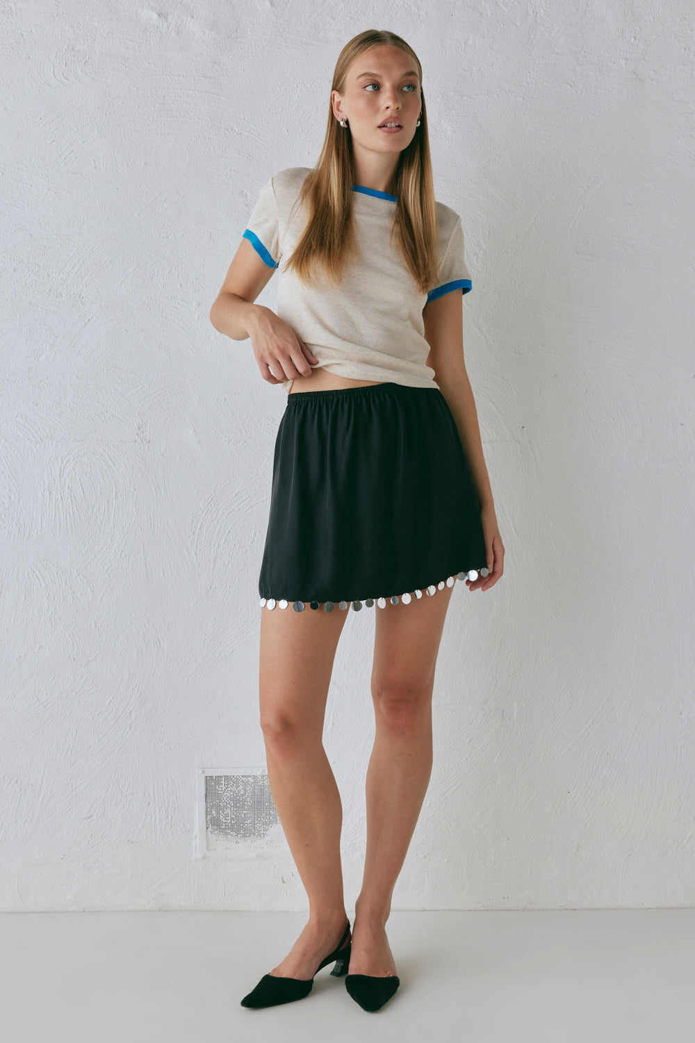 Spritz Mini Skirt Black