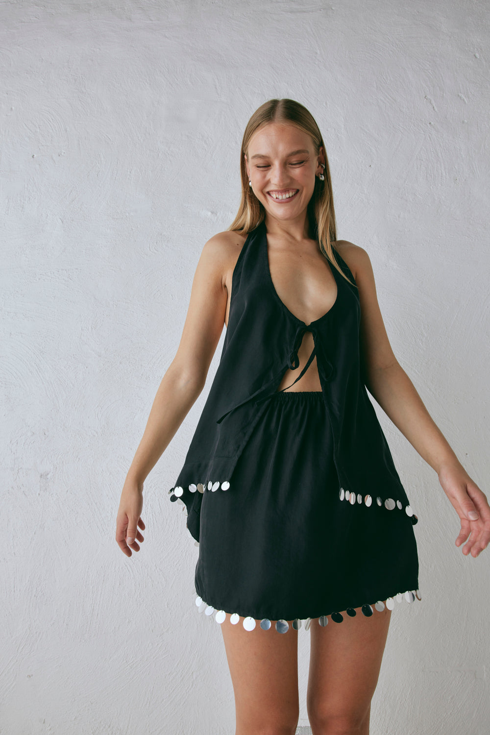 Spritz Mini Skirt Black