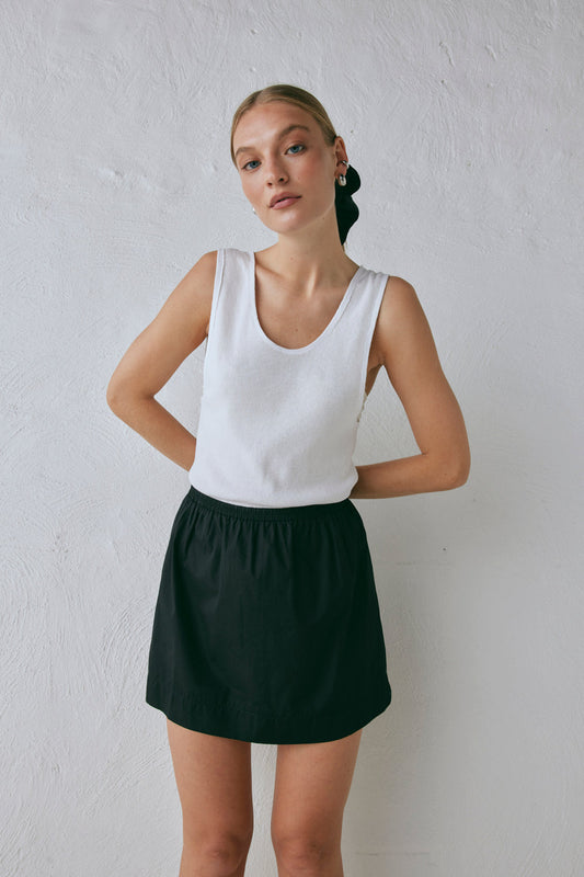 Elka Mini Skirt Black