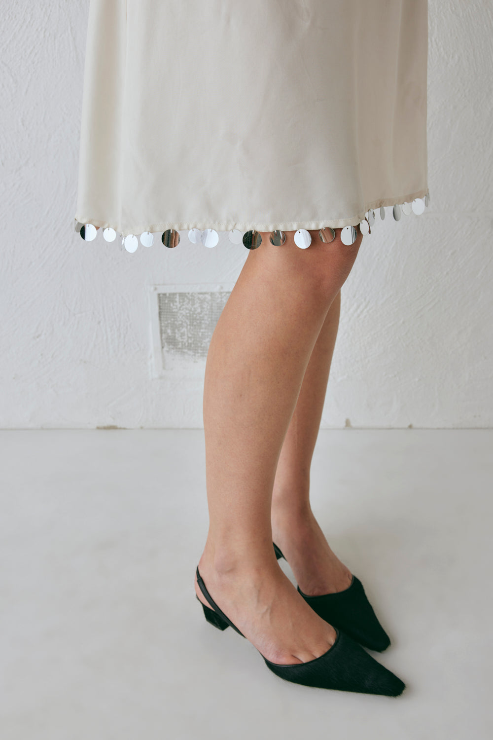 Spritz Midi Skirt Cream