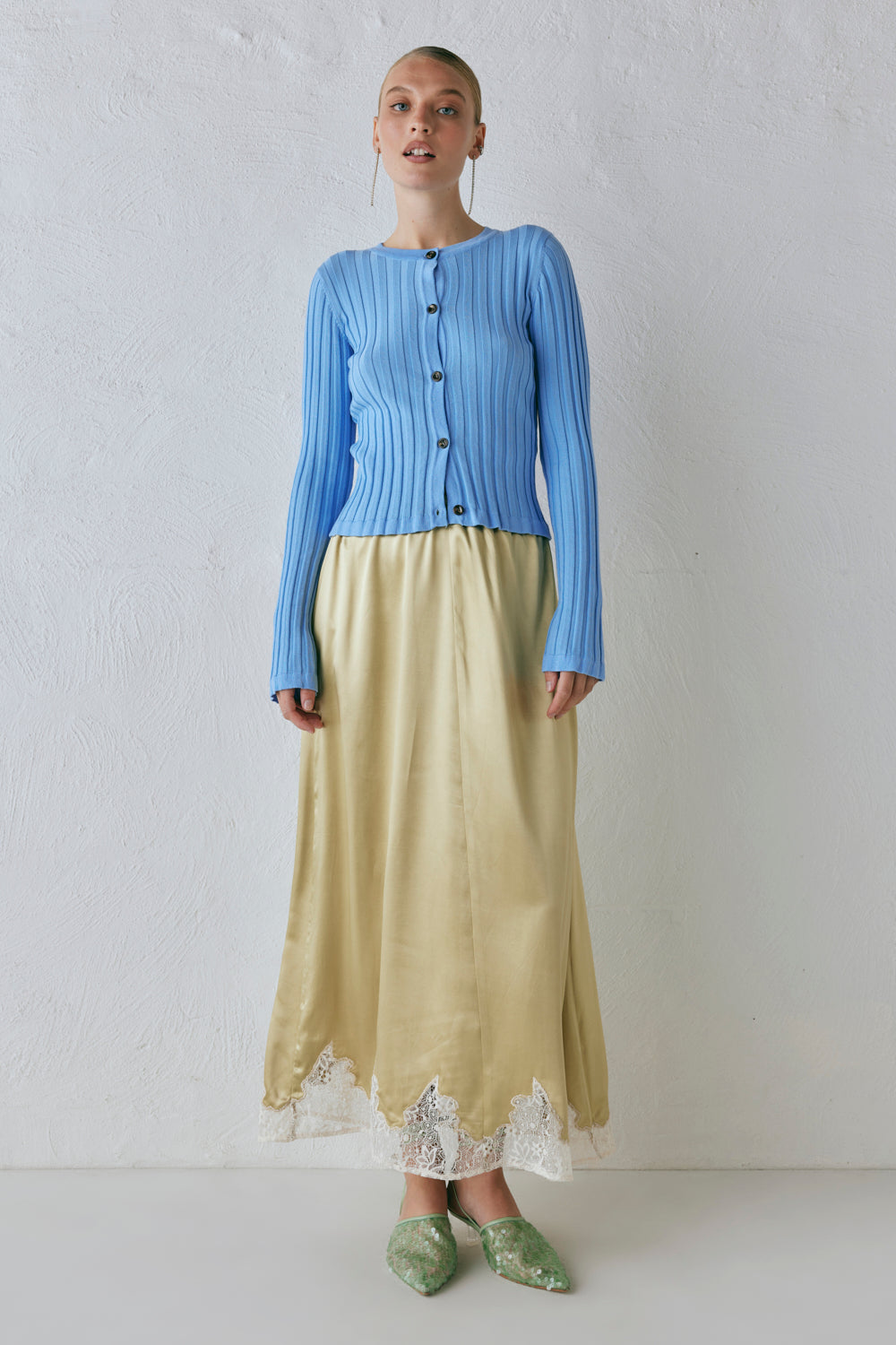 Hattie Knit Top Blue
