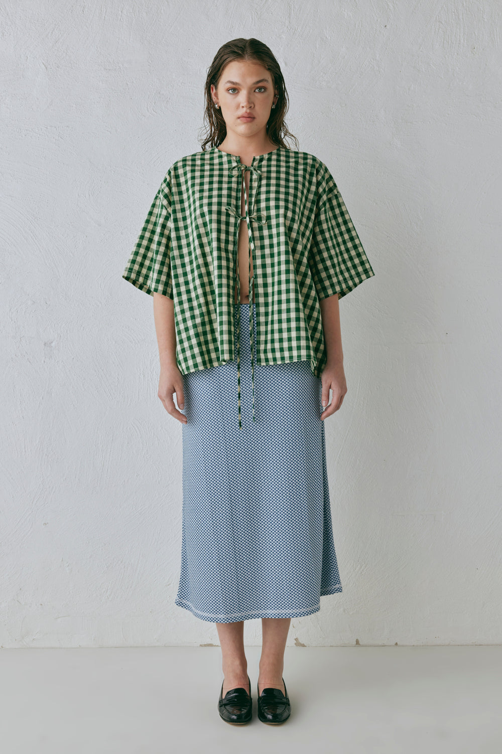 Holland Midi Skirt Blue