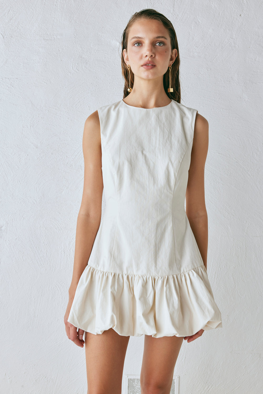 Vikki Mini Dress Cream