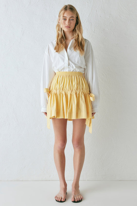 Lily Mini Skirt Yellow
