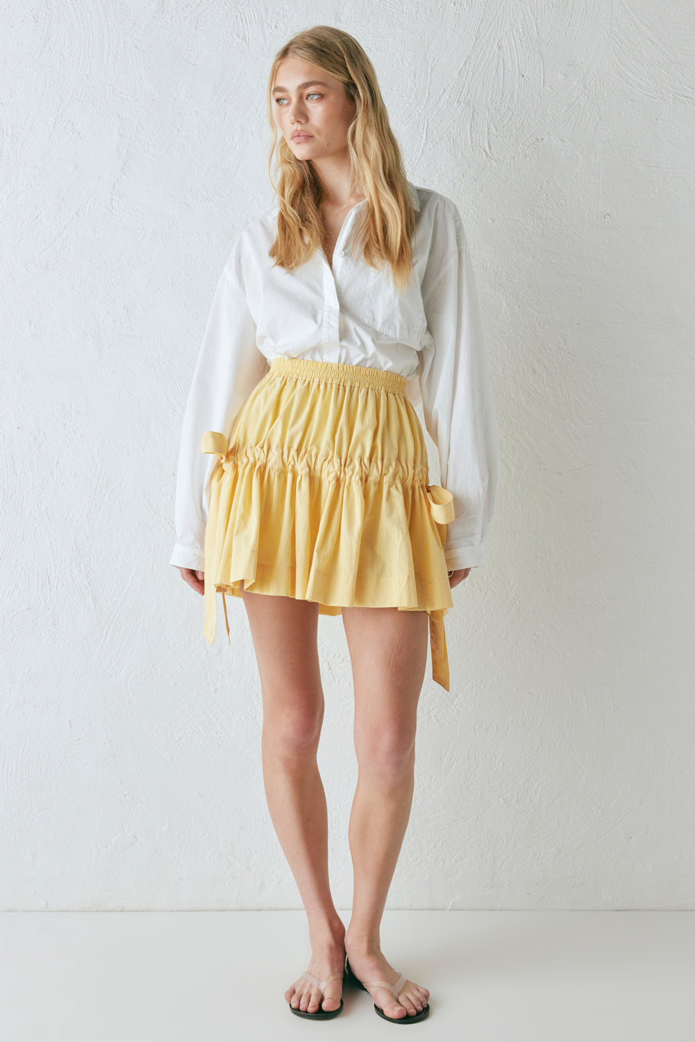 Lily Mini Skirt Yellow