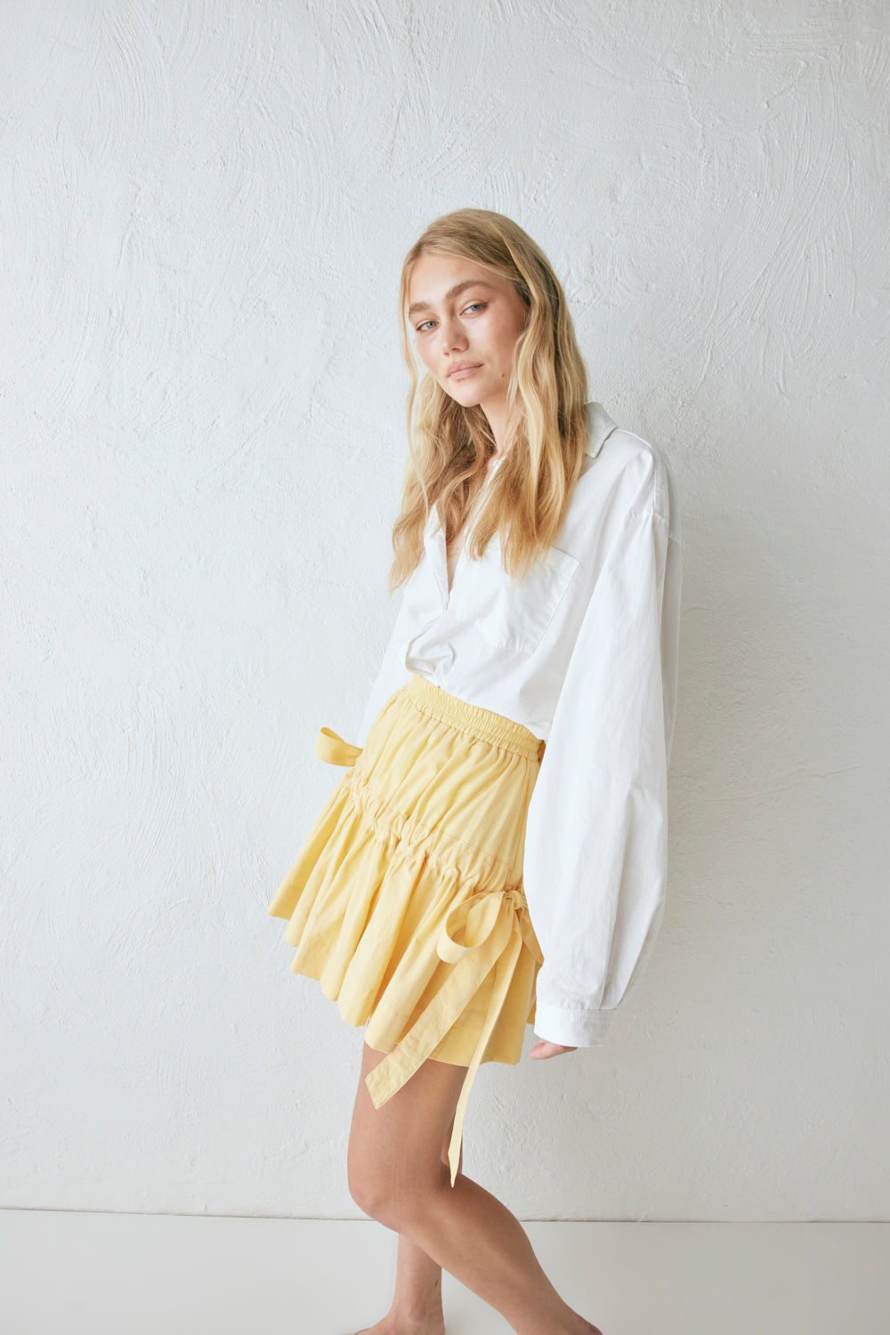 Lily Mini Skirt Yellow