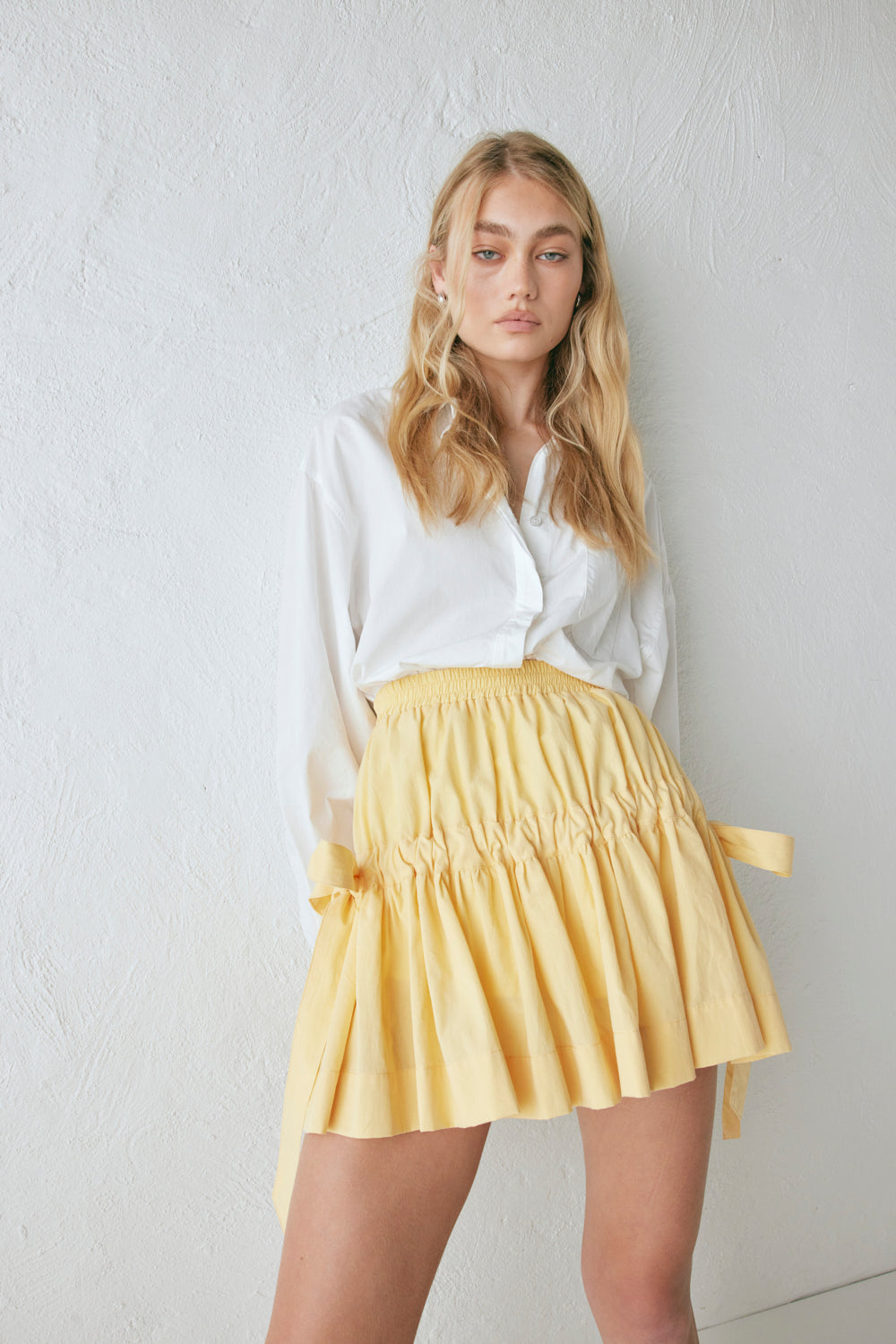 Lily Mini Skirt Yellow
