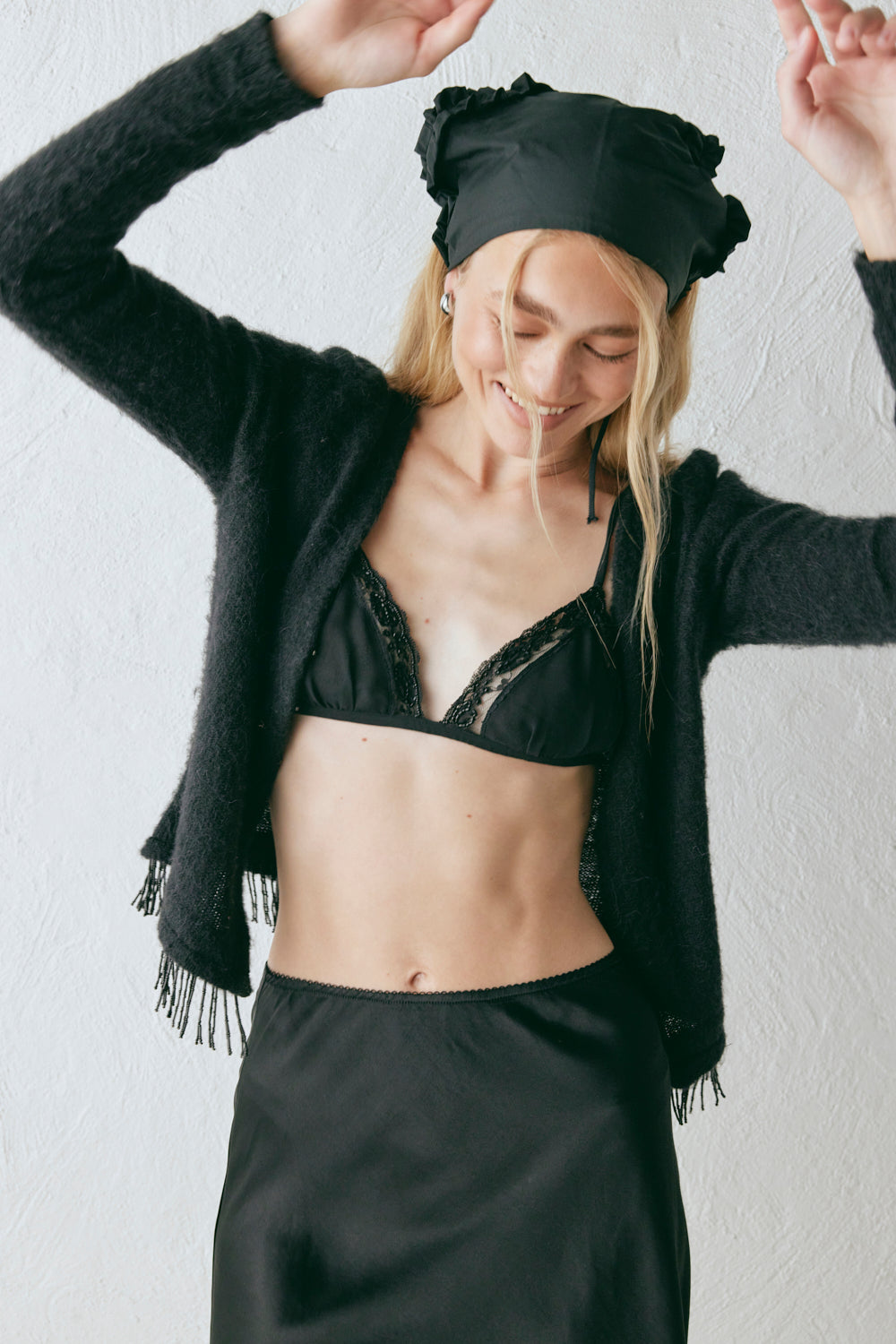 Edie Knit Cardigan Black