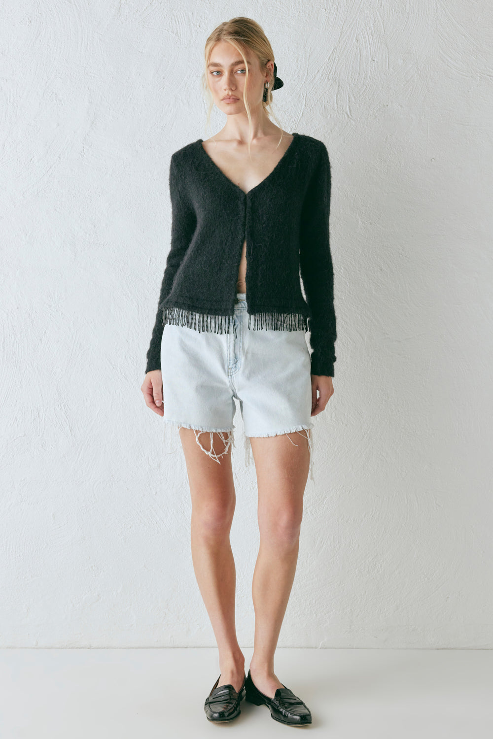 Edie Knit Cardigan Black
