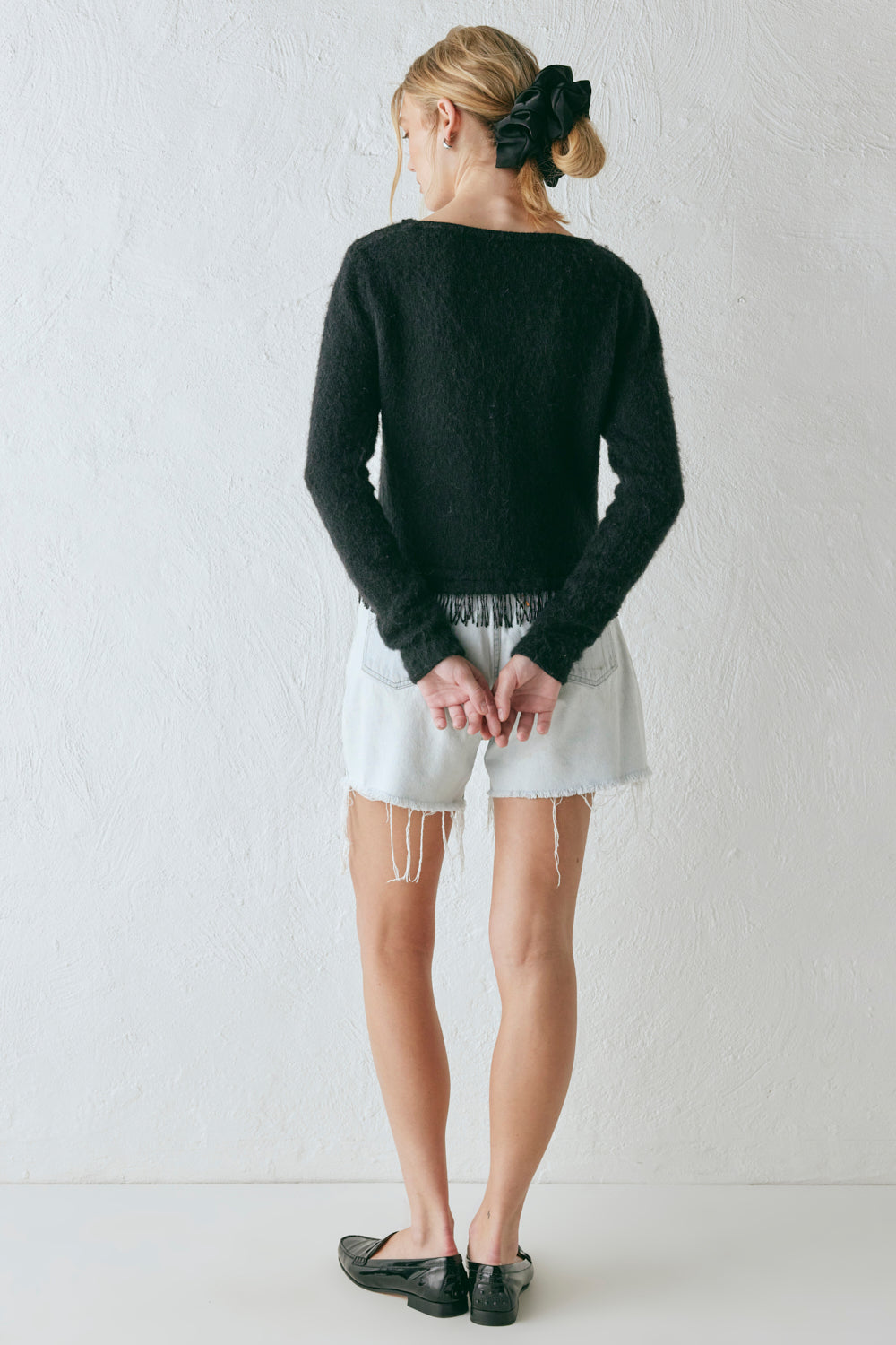 Edie Knit Cardigan Black