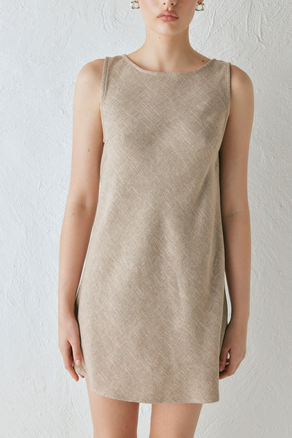 Zaria Mini Dress Beige