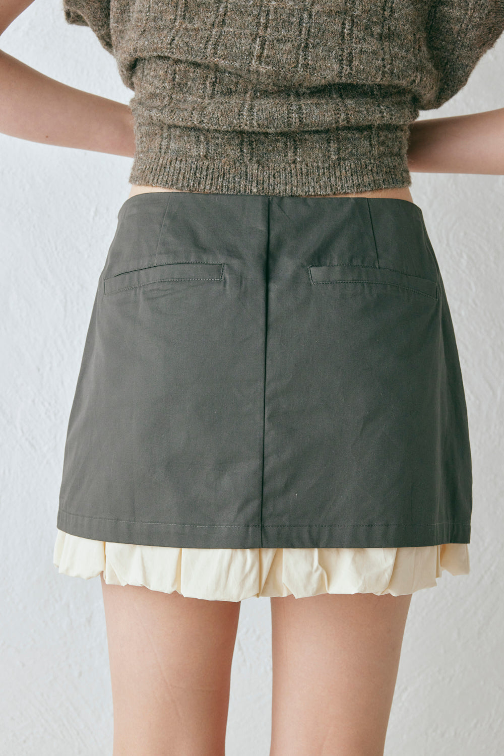 Lera Mini Skirt Charcoal