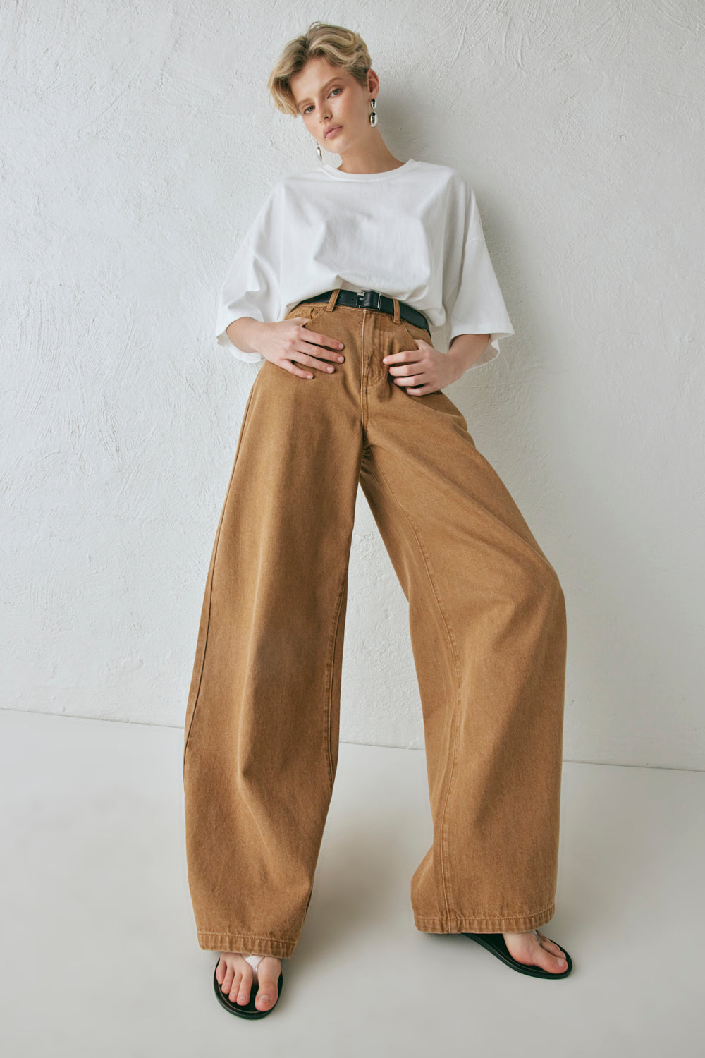 Aston Denim Jeans Tan