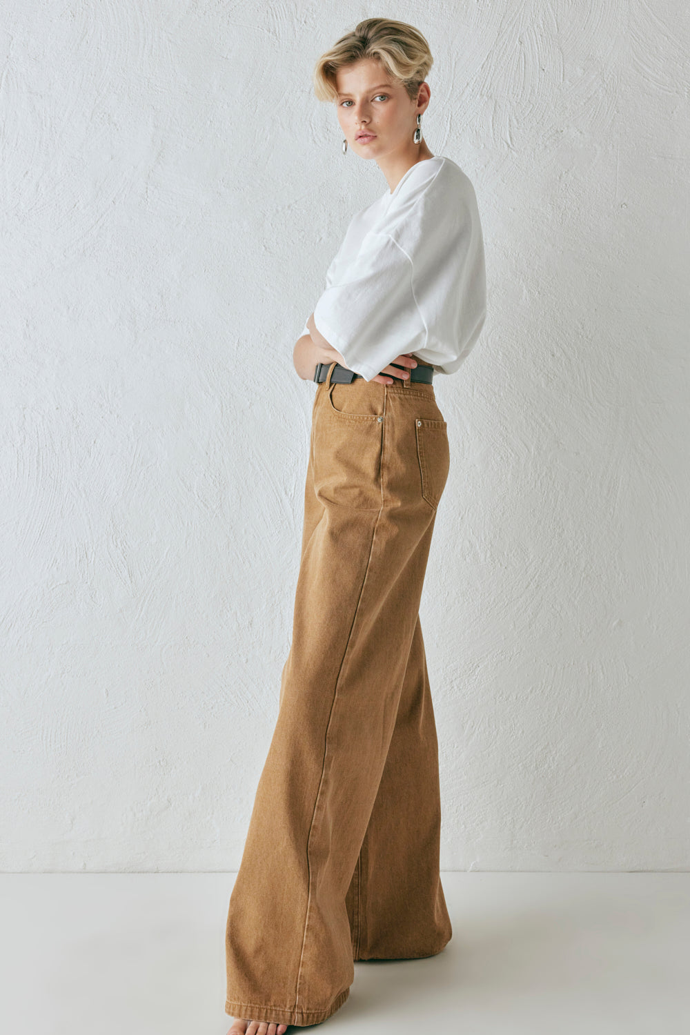 Aston Denim Jeans Tan