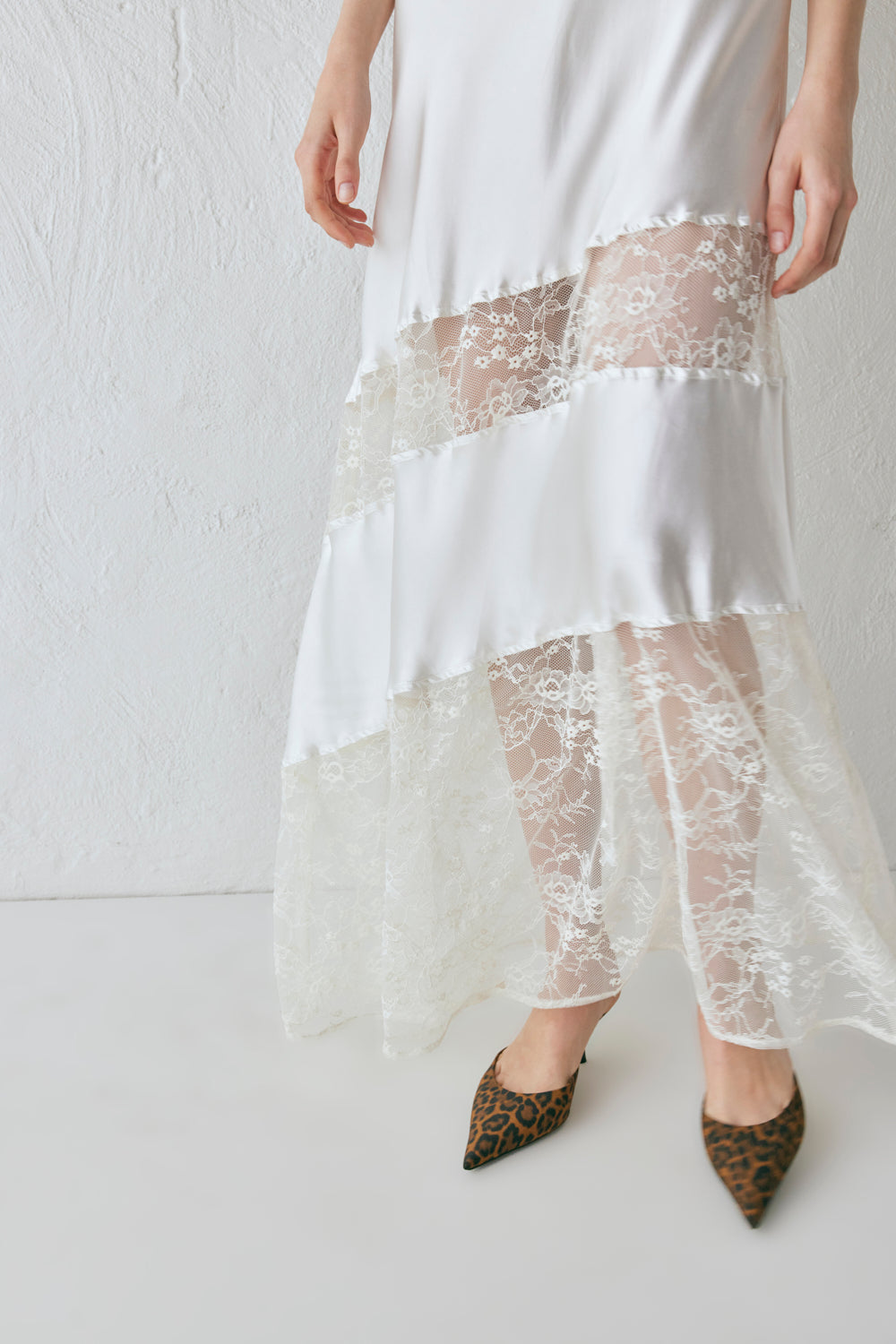 Dorit Lace Maxi Dress White