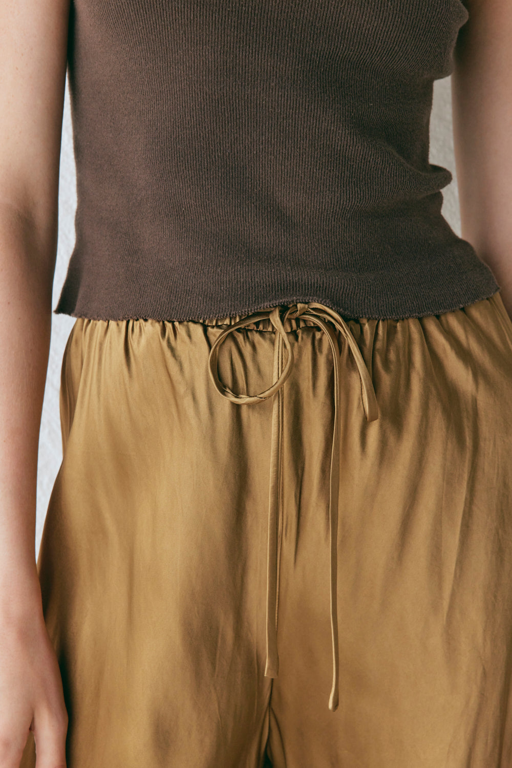 Rae Satin Pants Copper