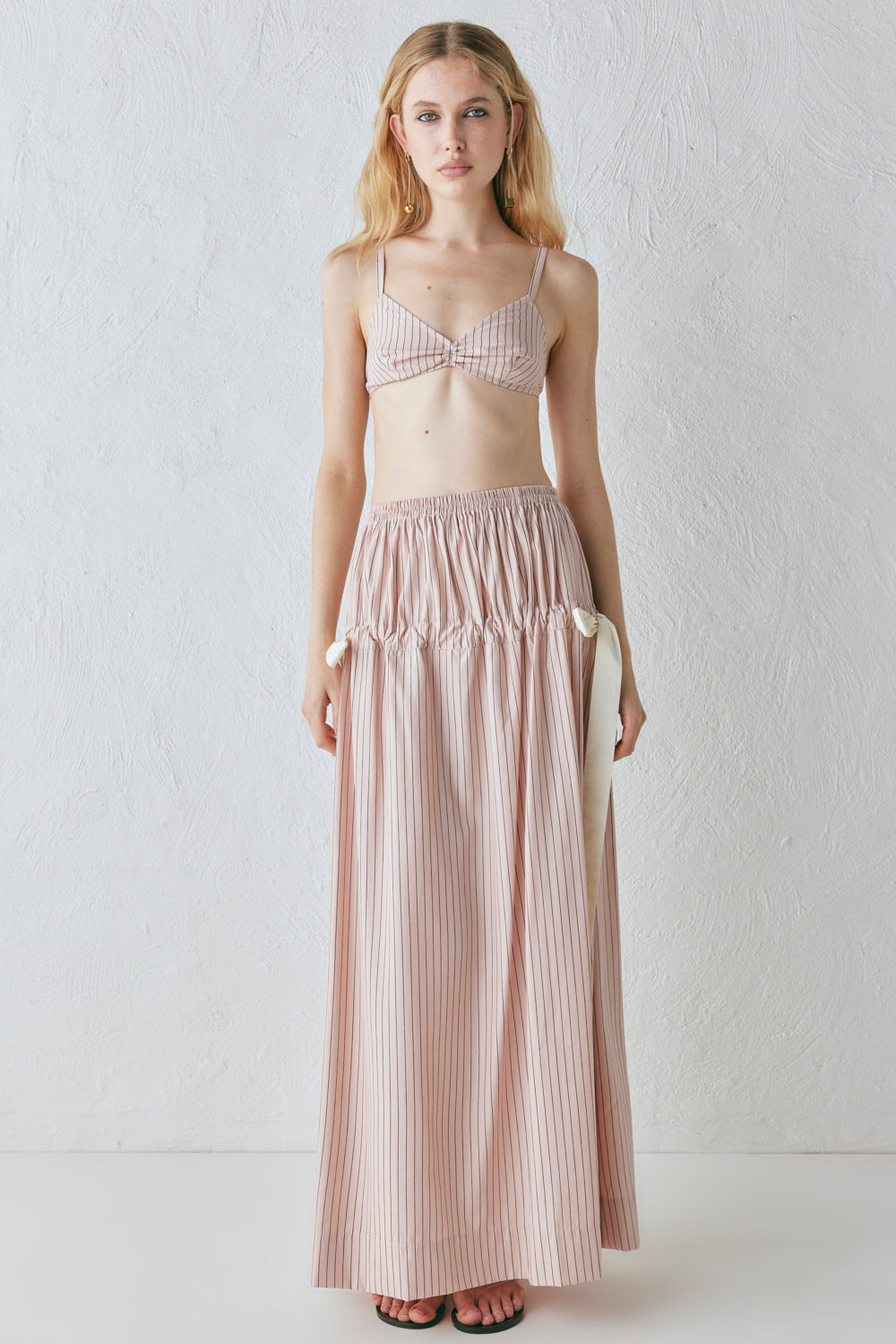 Lily Maxi Skirt Pink Stripe