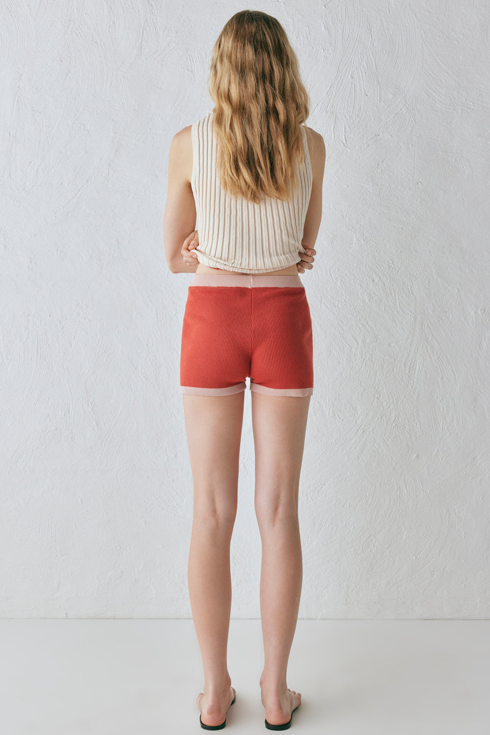 Mason Knit Shorts Red