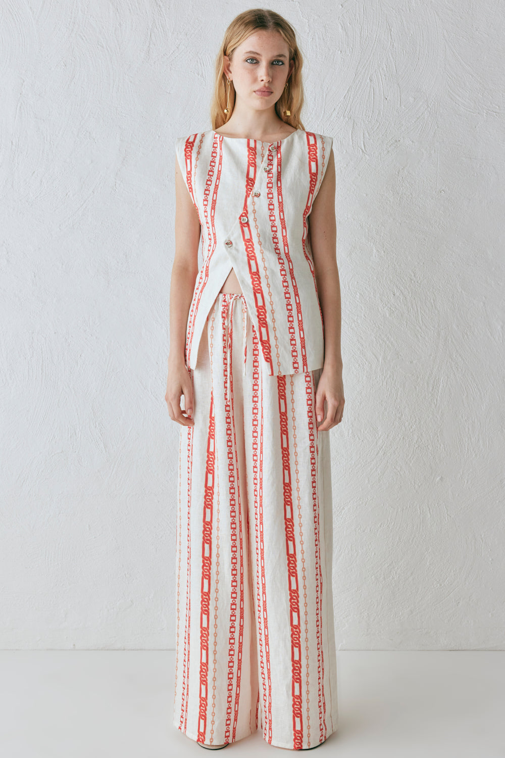 Aria Linen Vest Ora