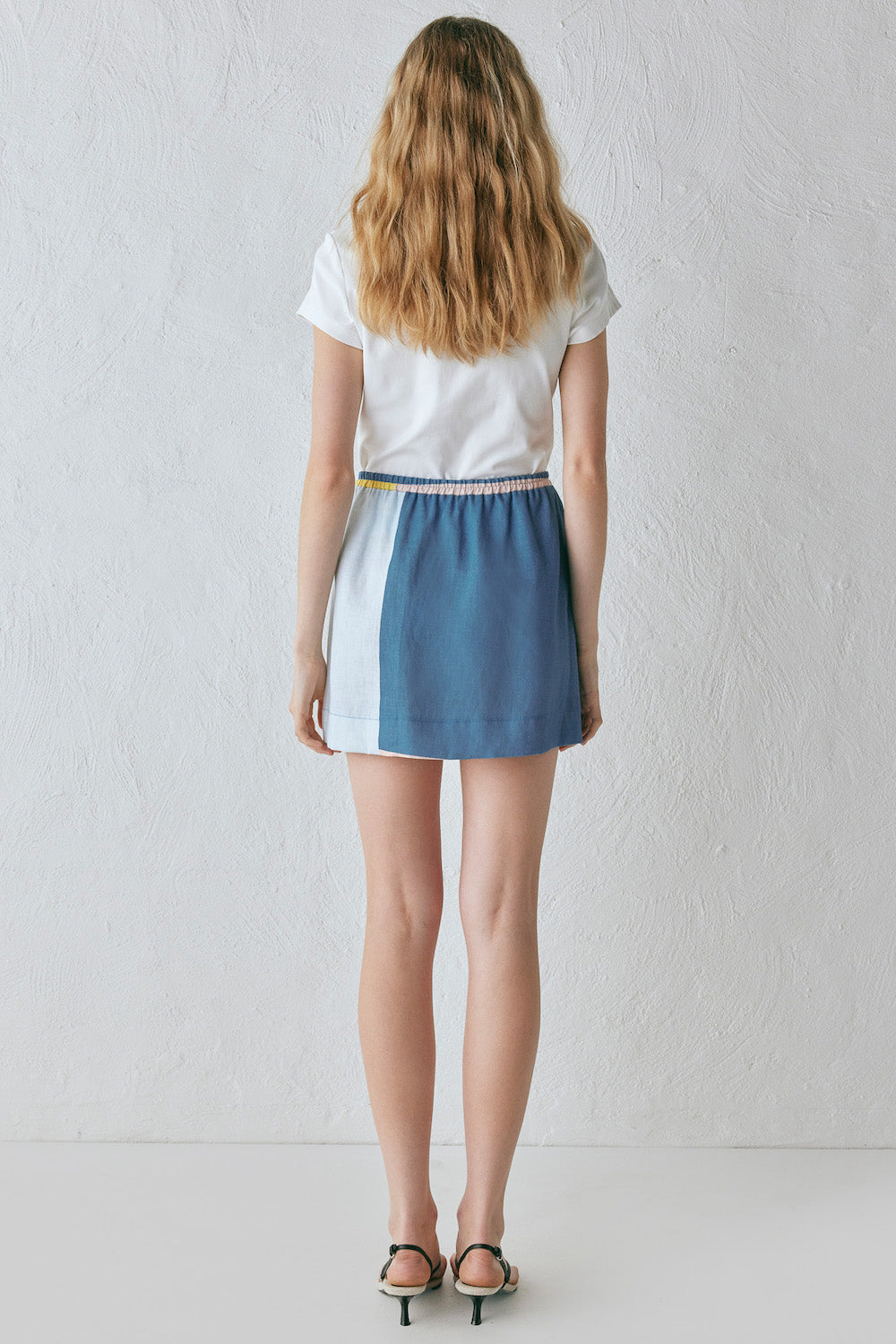 Elka Linen Mini Skirt Sia