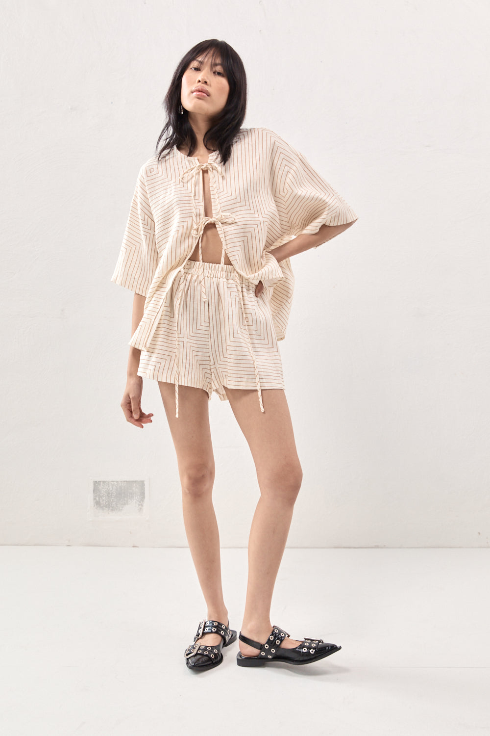 Naomi Linen Smock Top Juno
