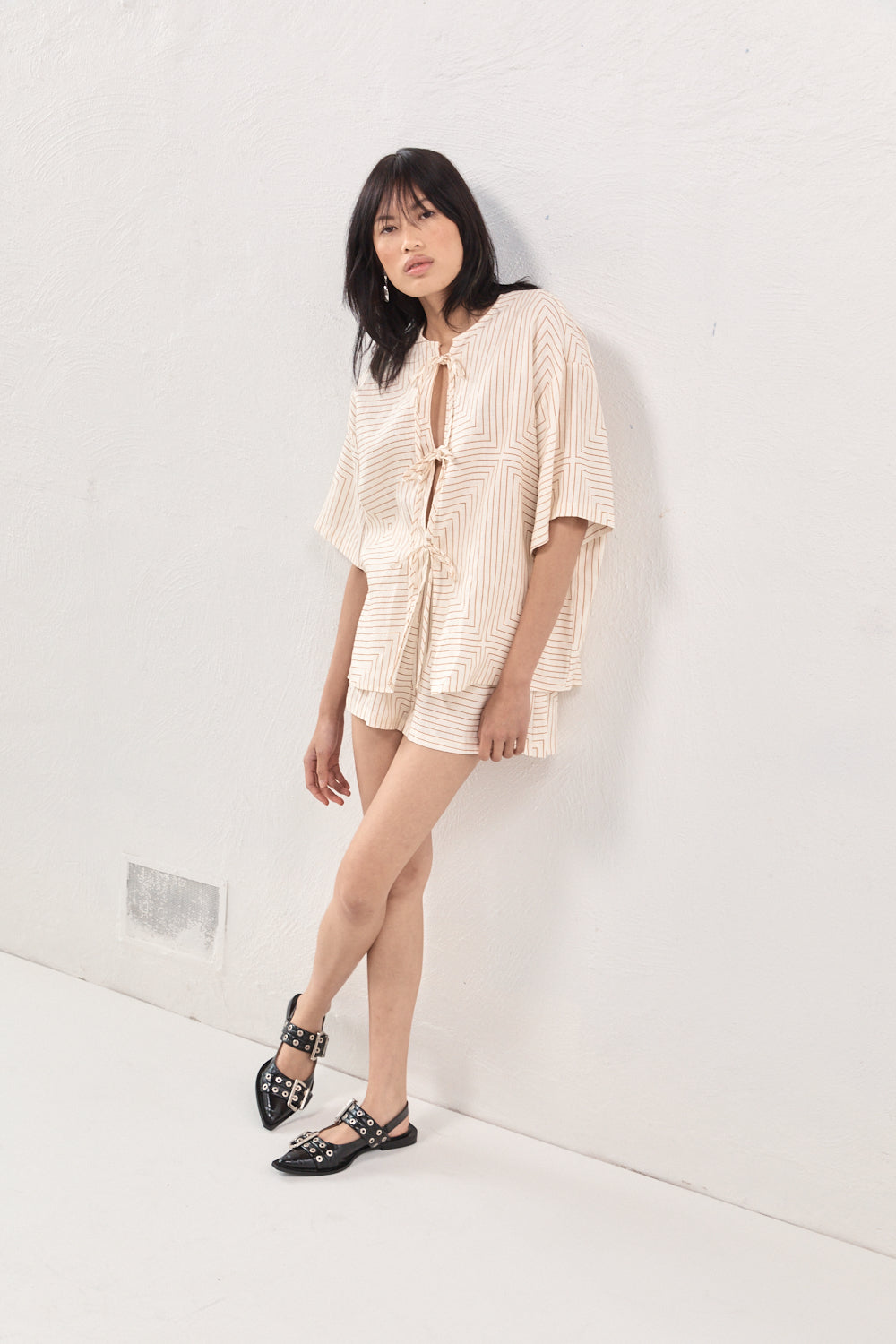 Naomi Linen Smock Top Juno