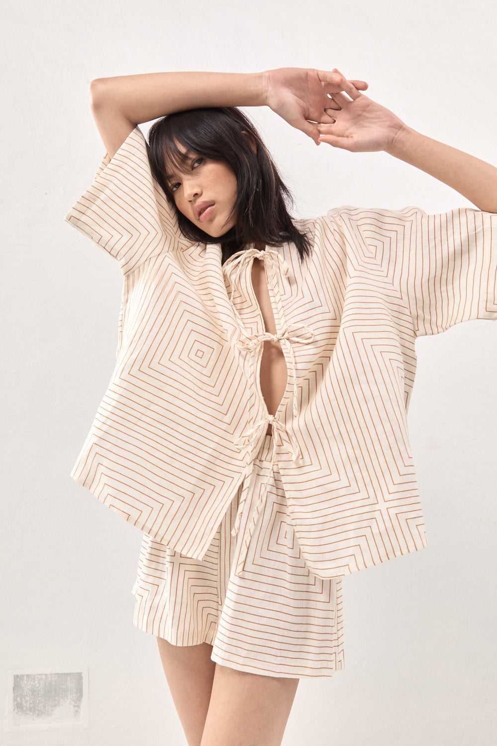 Naomi Linen Smock Top Juno