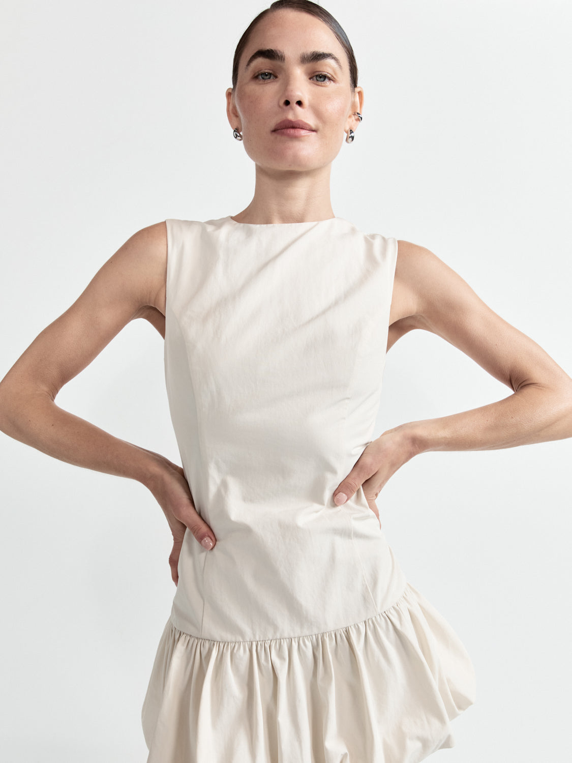Vikki Mini Dress Cream