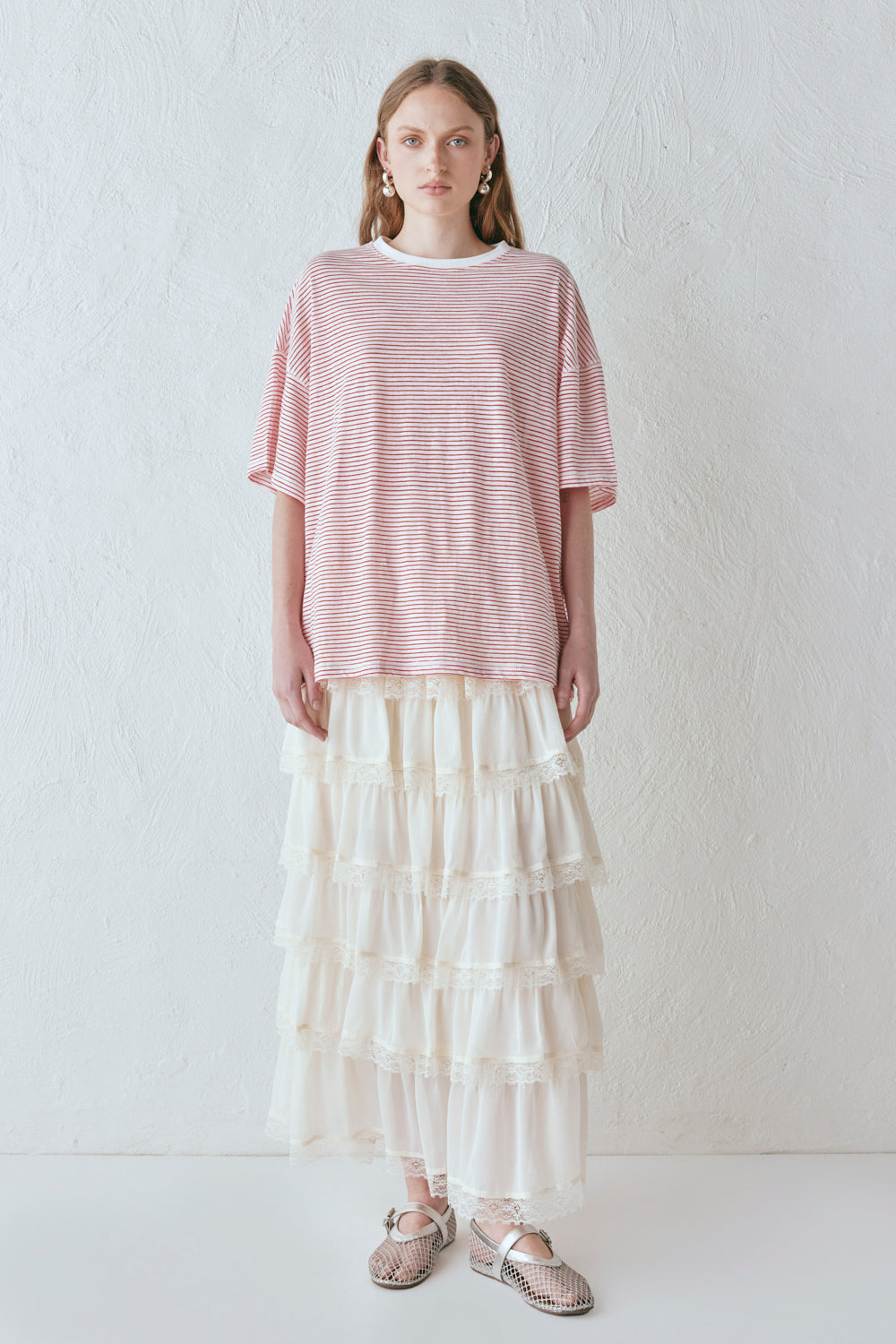 Willow Tee Red Stripe